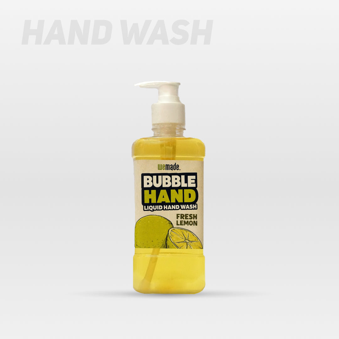 Bubble Hand - Hand Wash liquid - Skin safe - Fresh Lemon - Food friendly - 500g