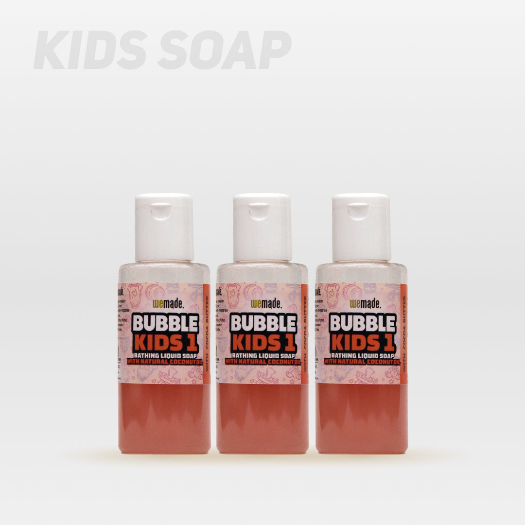 Bubble Kids 1 - Kids Bathing Soap - Cocoa Butter - 100g x 3