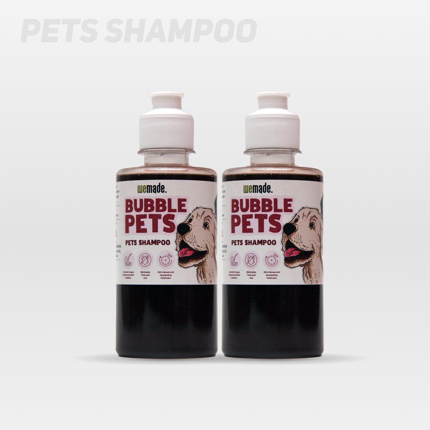 Bubble Pets - Pets Shampoo - 250g (Pack of 2)
