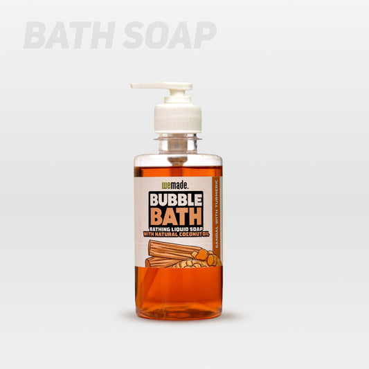 Bubble Bath - Bathing Liquid Soap - Sandal with Turmeric - 250g