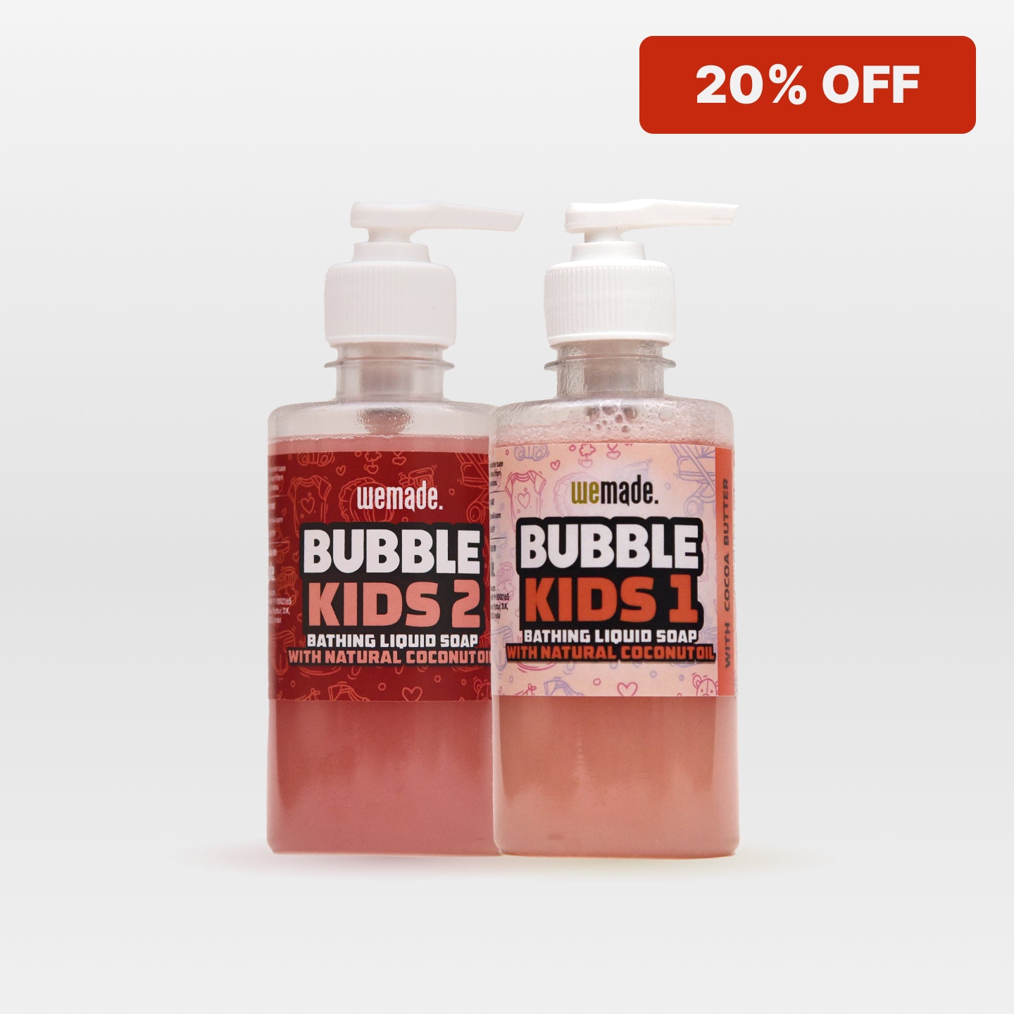 Kids Pack - Bubble Kids 1 and Bubble Kids 2 - 250g (Pack of 2)